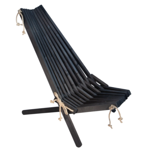 Ecofurn eco chair alder, black, custom product
