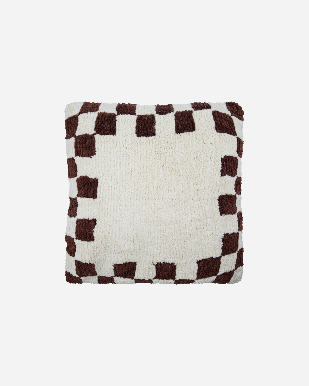 House Doctor tyynynpällinen HD Chess, ruskea, luonnonvalkoinen