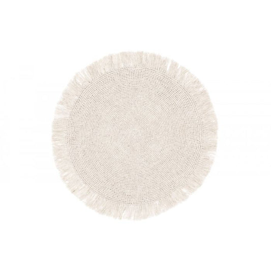 Fanni K Laavu wool rug, off-white 160cm