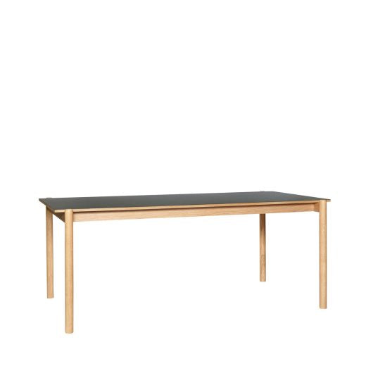 Hübsch table Oblique, black
