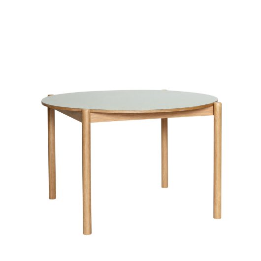 Hübsch table Oblique, diameter 115cm, gray
