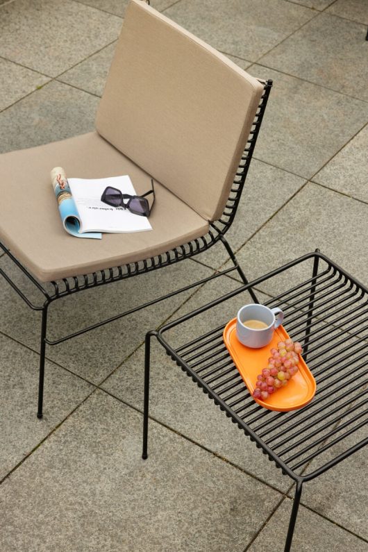 Hübsch String lounge chair black